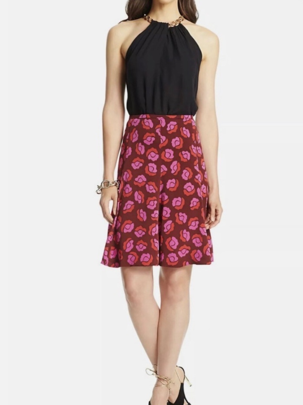 Diane von Furstenberg Rosalita Silk Mini Skirt - Size 0